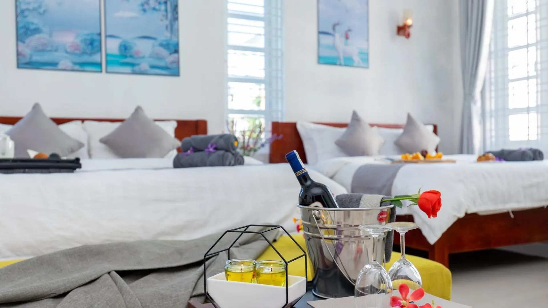 וונג טאו Palm Villa 6 - Garden In Vungtau - Pool - Billiard - 5 Bedroom
