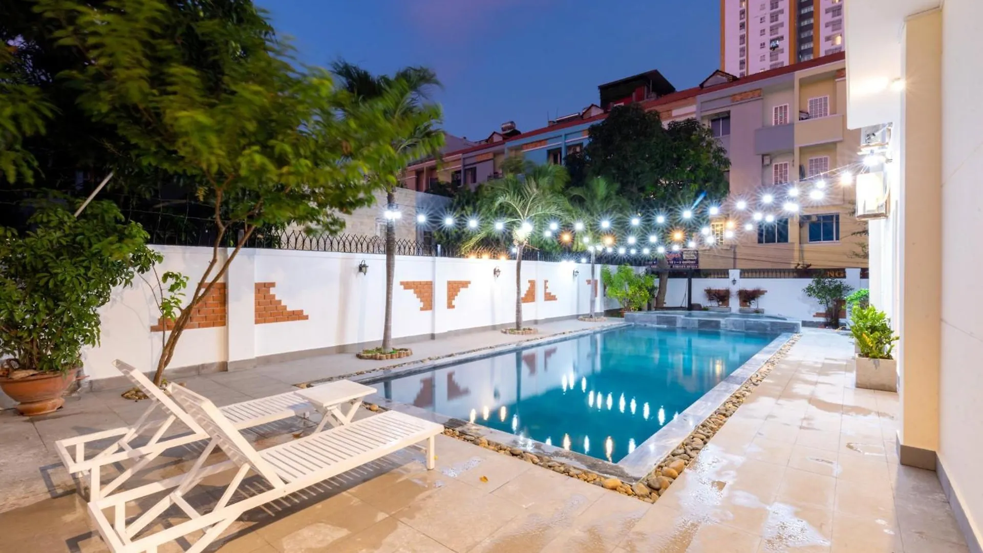 וונג טאו Palm Villa 6 - Garden In Vungtau - Pool - Billiard - 5 Bedroom וייטנאם