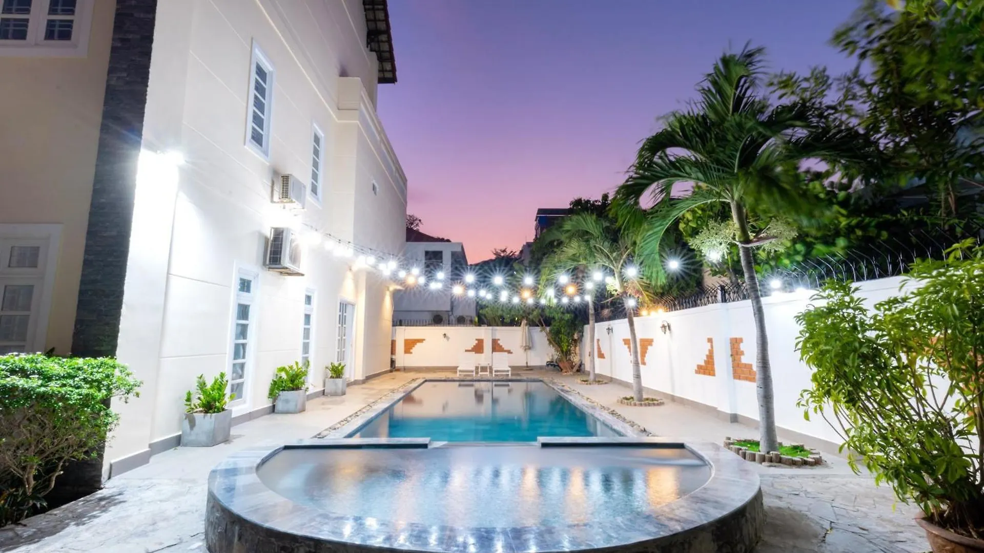 וונג טאו Palm Villa 6 - Garden In Vungtau - Pool - Billiard - 5 Bedroom  וונג טאו